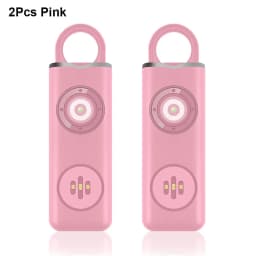 Awapow Personal Defense Alarm 130dB With LED Light Rechargeable Self Defense Woman Safety Alarm Key Chain Emergency Anti-Attack