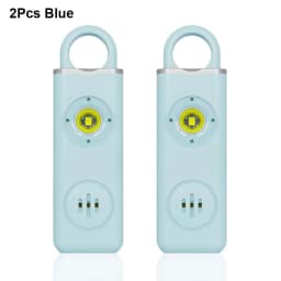 Awapow Personal Defense Alarm 130dB With LED Light Rechargeable Self Defense Woman Safety Alarm Key Chain Emergency Anti-Attack