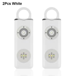Awapow Personal Defense Alarm 130dB With LED Light Rechargeable Self Defense Woman Safety Alarm Key Chain Emergency Anti-Attack