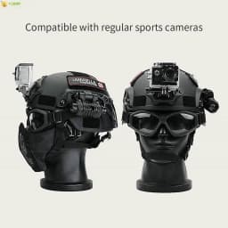 Military Helmet Kids Adults CS War Gaming Cosplay Outdoor Sports ABS Thickened Camouflage Army Helmet Head Protective Equipment