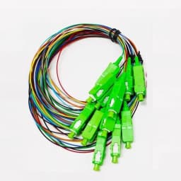 SC UPC/APC 12 Bundles Fiber Jumper Connector Sc Square Head Pigtail Fiber Jumper, PC Monitor Lead Cable Cord, High Speed Data