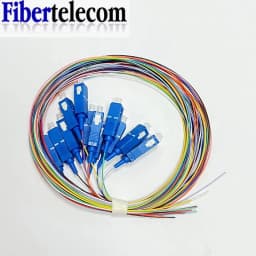 SC UPC/APC 12 Bundles Fiber Jumper Connector Sc Square Head Pigtail Fiber Jumper, PC Monitor Lead Cable Cord, High Speed Data