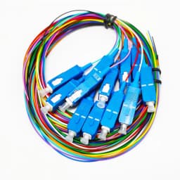 SC UPC/APC 12 Bundles Fiber Jumper Connector Sc Square Head Pigtail Fiber Jumper, PC Monitor Lead Cable Cord, High Speed Data