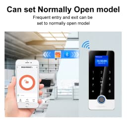 Support Tuya App Fingerprint RFID Access Control System Door Lock Electronic Gate Bluetooth Opener Home Digital Set Biometric