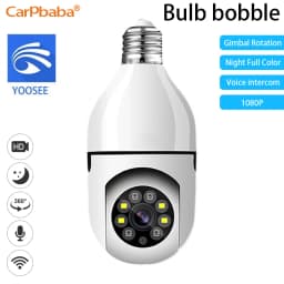 YOOSEE App Wifi Camera 1080P Wifi Bulb E27 Surveillance Camera Color Night Vision Human Tracking Smart Home Security Protection