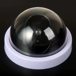 Dummy Camera Flashing Led Fake Camera Creative Black Plastic Dome CCTV Camera Power Via AA Battery Surveillance Security System