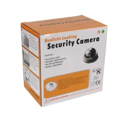 Dummy Camera Flashing Led Fake Camera Creative Black Plastic Dome CCTV Camera Power Via AA Battery Surveillance Security System