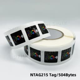NFC Tags 30mm Waterproof Google Review Stickers 504Bytes NFC215 Chip NFC Tap Review Sticker Review us on Google Sticker