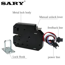 DC5v12v24v express box lock locker door electric control lock vending machine electromagnetic lock storage cabinet electric lock