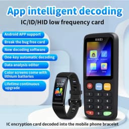 X7 RFID Smart Chip Reader IC ID Token Clone Copier 125Khz Badge Writer 13.56Mhz Tag Duplicator NFC Key Ntag215 Programmer