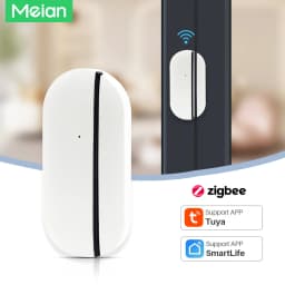 Meian Zigbee Door and Windows Sensor Tuya Wifi Door Open/Close Detector Smart Home Automation Wireless Magnetic Door Sensor