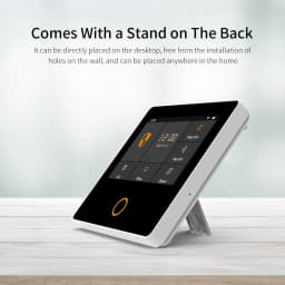 Staniot WiFi SecPanel 5 Wireless Home Alarm System Tuya Smart 4.3" Touch Screen Security Kit Built-in Siren APP Remote Control