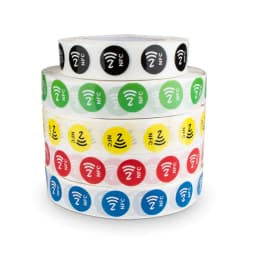 6pcs NFC Ntag213 144 Bytes Wet Tag Stickers 13.56MHz ISO14443A Ntag 213 Chip RFID Adhesive Tag Label For NFC Phone 6 Colors