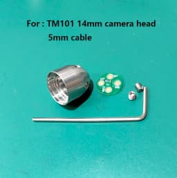 Female Connector Accessories,Pipe Sewer Pipeline Industrial Endoscope Camera Cable PCB Gasket Connection Line Repair Replacement