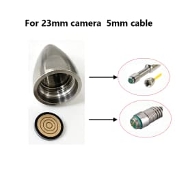 Female Connector Accessories,Pipe Sewer Pipeline Industrial Endoscope Camera Cable PCB Gasket Connection Line Repair Replacement