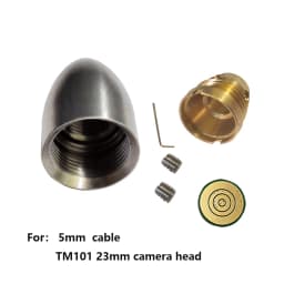 Female Connector Accessories,Pipe Sewer Pipeline Industrial Endoscope Camera Cable PCB Gasket Connection Line Repair Replacement