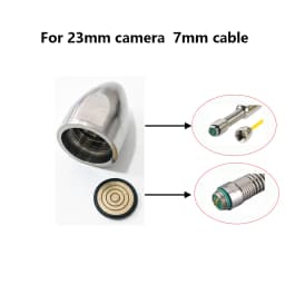 Female Connector Accessories,Pipe Sewer Pipeline Industrial Endoscope Camera Cable PCB Gasket Connection Line Repair Replacement