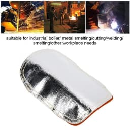 Fireproof Gloves Pad Welding Hand Pad Welding Glove Heat Shield for Cutting Camping Welder Furnace Metal Smelting Welding