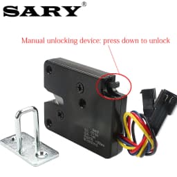 5 piece Small cabinet door electronic lock DC3v5v12v vending machine door lock electric control lock mini drawer cabinet lock