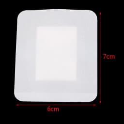 10Pcs Large Size Hypoallergenic Non-woven Medical Adhesive Wound Dressing Band aid Bandage Large Wound First Aid 6*7cm