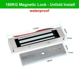 DC12V Electromagnetic Lock 180KG/350lbs Electric Magnetic Lock Waterproof Electronic Door Locks 60KG 280KG/600lbs Holding Force