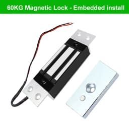 DC12V Electromagnetic Lock 180KG/350lbs Electric Magnetic Lock Waterproof Electronic Door Locks 60KG 280KG/600lbs Holding Force