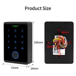 Biometric Fingerprint Support Tuya APP WIFI Access Control System Kits Smart Door Lock Kit Gate Opener Electromagnetic Door Set