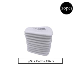 5N11 Cotton Filters For 6200/7502/6800 Gas Dust Mask Accessories 501 Filters Cover 603 Pre-Filter Adapter Replaceable Filters