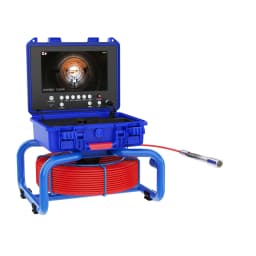 Sewer Inspection Camera 9 Inch DVR Sewer Pipe Camera Meter Counter Endoscope Camera Borescope Camera with Self-Leveling and 512H