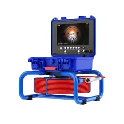 Sewer Inspection Camera 9 Inch DVR Sewer Pipe Camera Meter Counter Endoscope Camera Borescope Camera with Self-Leveling and 512H