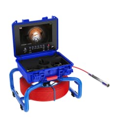 Sewer Inspection Camera 9 Inch DVR Sewer Pipe Camera Meter Counter Endoscope Camera Borescope Camera with Self-Leveling and 512H