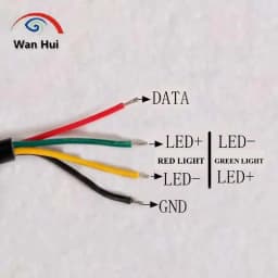 10Pcs TM Probe DS9092 iButton Card Reader with LED Red Green Light Flat Could Paste 30cm/150cm Wire Wholesale Support