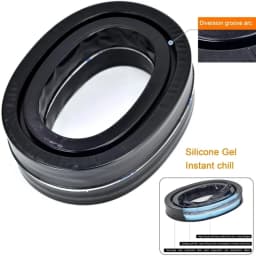1 Pair Silica Gel Ear Pads Compatible with 3M Peltor Earmuffs Replacement Ear Cushion Kit for Ear Defenders Protection