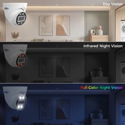 Hiseeu 5MP 8MP 4K POE IP Camera ONVIF CCTV Surveillance Dome Surveillance Camera Two Way Audio Face Detection Night Vision Cam
