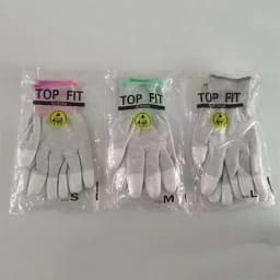 Nylon-Carbon Anti-static Gloves Tool PU Finger Coating White Working Gloves ESD Non-slip Safety Work Gloves Electronic