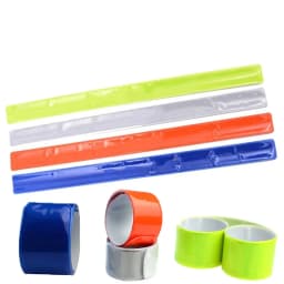 2Pcs 40*3cm Reflective Night Safety Slap Wrap Band Ankle Leg Jogging Wrist Arm Cycling Bicycle Tools