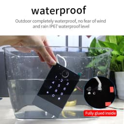 K3/K3F IP67 Waterproof TTLock APP Remote Control Smart Standalone Access Controler RFID Reader Card/Password/APP/Remote Alexa