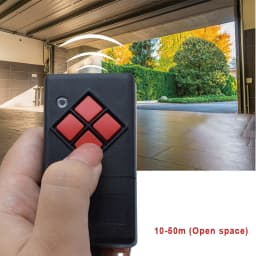 100% Compatible 27.015 MHz DICKERT MAHS27-01 MAHS27-04 Garage Remote Control 27MHz Red Button DICKERT Handheld Transmitter