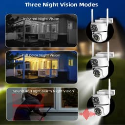 10MP Tuya 5G Wifi PTZ Camera 4K Dual Lens Dual Screen Security Camera Human Detection Outdoor Wireless Surveillance 10X Zoom Cam