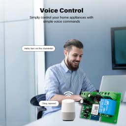 WiFi Switch Smart Tuya Garage Door Gate Opener Controller Work With Alexa Echo Google Home SmartLife APP Controller RF 433mhz