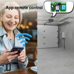 WiFi Switch Smart Tuya Garage Door Gate Opener Controller Work With Alexa Echo Google Home SmartLife APP Controller RF 433mhz