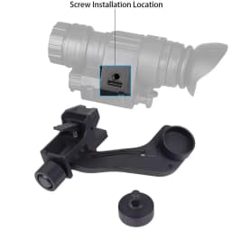 BOOIU Tactical MICH FAST Helmet Mount J Arm For NVG PVS-14 PVS-7 Monocular Night Vision J Arm Mount Adapter Helmet Accessories