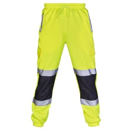 New Men'S Safety Work Clothes Casual Pants Road Work High Reflective Strips Pants High Visibility Overalls Joggers Workwear