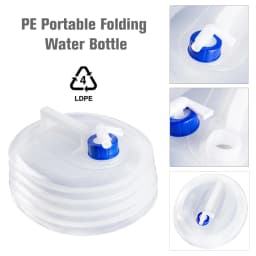 3L/5L/8L/10L/15L Outdoor Collapsible Bucket Foldable Water Bag Survival Water Storage Portable Water Carrier Container Camp Hiki