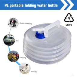 3L/5L/8L/10L/15L Outdoor Collapsible Bucket Foldable Water Bag Survival Water Storage Portable Water Carrier Container Camp Hiki
