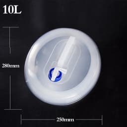 3L/5L/8L/10L/15L Outdoor Collapsible Bucket Foldable Water Bag Survival Water Storage Portable Water Carrier Container Camp Hiki