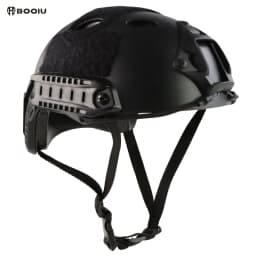 BOOIU Airsoft Fast Helmet PJ/MH Tactical Helmets CS Riding Shooting ABS Lightweight Helmet Protective Gear for Outdoor Sports