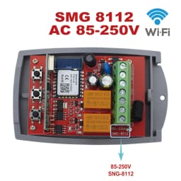 433MHz Universal Tuya Smart wifi Garage Door Opener 2CH 12V 24V 220V Wireless Remote Control Switch Receiver Gate Tansmitter 433