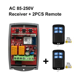 433MHz Universal Tuya Smart wifi Garage Door Opener 2CH 12V 24V 220V Wireless Remote Control Switch Receiver Gate Tansmitter 433