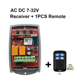 433MHz Universal Tuya Smart wifi Garage Door Opener 2CH 12V 24V 220V Wireless Remote Control Switch Receiver Gate Tansmitter 433
